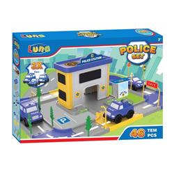 Police Station Set Luna Toys 50x7,5x35cm.