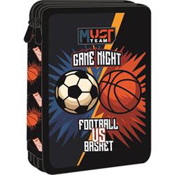 ΚΑΣΕΤΙΝΑ ΔΙΠΛΗ ΓΕΜΑΤΗ MUST TEAM 15Χ5Χ21ΕΚ ΠΟΔΟΣΦΑΙΡΟ VS ΜΠΑΣΚΕΤ