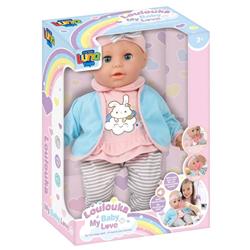 Baby Doll Loulouka Luna Toys 35cm. with accessories and sound