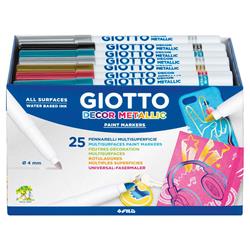 GIOTTO DECOR METAL Schoolpack 25 pcs