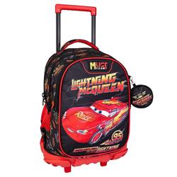 School Trolley Backpack Disney Cars Lightning Mcqueen Must Team 3 Cases