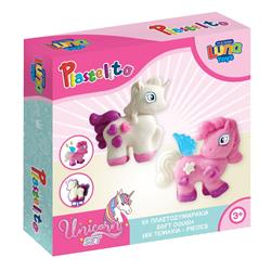 Soft Dough Play Set Unicorn Luna Toys 32x5,5x23cm.