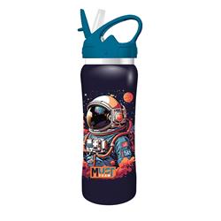 ΠΑΓΟΥΡΙ ΑΝΟΞΕΙΔΩΤΟ 500ML ΜΕ ΚΑΛΑΜΑΚΙ MUST TEAM ΑΣΤΡΟΝΑΥΤΗΣ