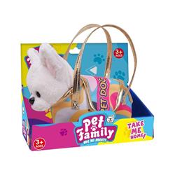 PLUSH DOG 20CM IN A BAG 25X13,5X20CM. LUNA