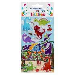 STICKERS 10X22CM DINOSAURS THE LITTLIES