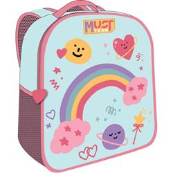 BACKPACK MUST TEAM 26X10X32 1CASE 3D EVA RAINBOW