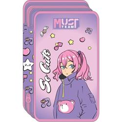 Σχολική Κασετίνα Τριπλή Γεμάτη Must Team So Cute