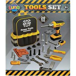 Tool Set Luna Toys with light in Bag 29Pcs 24,6x10,8x30,4cm.