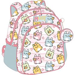 BACKPACK MUST TEAM 27X10X31CM 2CASES LITTLE BUNNIES