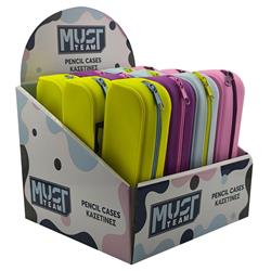 Κασετίνα Βαρελάκι Σιλικόνης Must Team Focus 4 Χρώματα