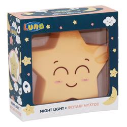 Night Light Star Luna Toys 14,5x5,5x14,5cm.