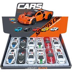 POLICE VEHICLE PULL BACK 1:43 AND OPENING DOORS 5COL LUNA