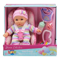 Doll Baby Luna Toys 30 cm. with car seat