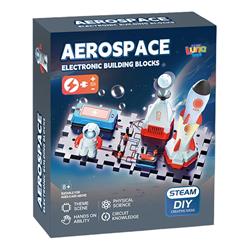 SPACE ELECTRONIC BUILDING SET 24X8,5X30CM LUNA