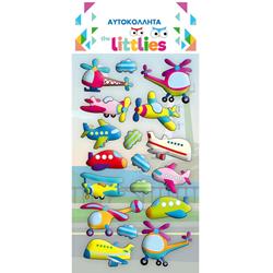 STICKERS 10X22CM VEHICLES THE LITTLIES