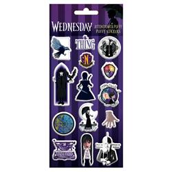 STICKERS PUFFY 10X22CM WEDNESDAY