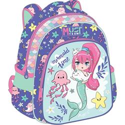 BACKPACK MUST TEAM 27Χ10Χ31 2CASES MERMAID TIME