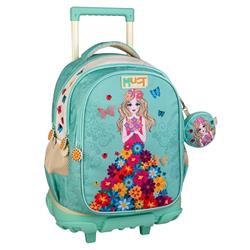 Σχολική Τσάντα Τρόλεϊ Δημοτικού Must Team Flower Dress 3 Θήκες