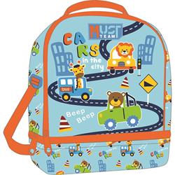 LUNCH BAG MUST TEAM 22X16X28CM ISOTHERMAL CITY CARS