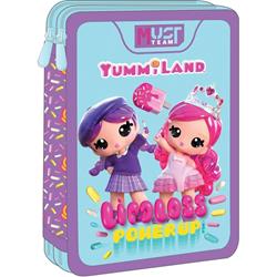 Σχολική Κασετίνα Διπλή Γεμάτη Yummiland Must Team