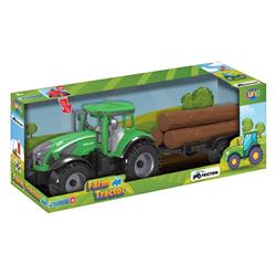 Tractor Friction Luna Toys with logs and sound 48x12,8x15,5cm.