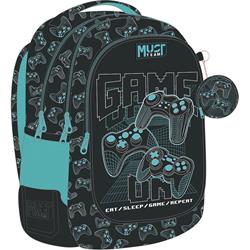 BACKPACK MUST TEAM 32X18X43CM 3CASES GAME ON
