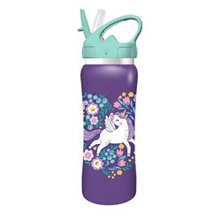 ΠΑΓΟΥΡΙ ΑΝΟΞΕΙΔΩΤΟ 500ML ΜΕ ΚΑΛΑΜΑΚΙ MUST TEAM UNICORN HEART