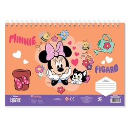 PAINTING BLOCK 23X33CM 40SH  STICKERS-STENCIL-2 COLORING PG  2DESIGNS MINNIE