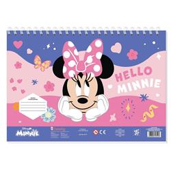 PAINTING BLOCK MINNIE 23X33 40SH  STICKERS-STENCIL-2 COLORING PG  2DESIGNS.