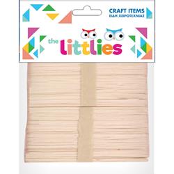 WOOD JUMBO STICKS 150mm 80PIECES THE LITTLIES