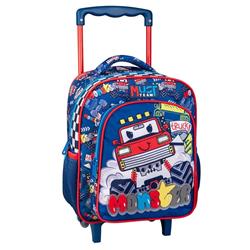 School Trolley Backpack Kindergarten Must Team Monster Truck 2 Cases