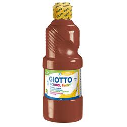 GIOTTO SCHOOL PAINT 500 ml bottle - brown.