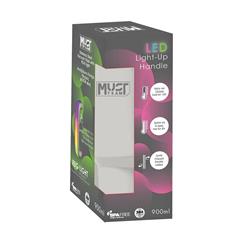 ΠΟΤΗΡΙ ΑΝΟΞΕΙΔΩΤΟ ΘΕΡΜΟΣ 900ML ΜΕ ΚΑΛΑΜΑΚΙ & RGB ΦΩΣ 22.5Χ13Χ7ΕΚ MUST TEAM ΓΚΡΙ