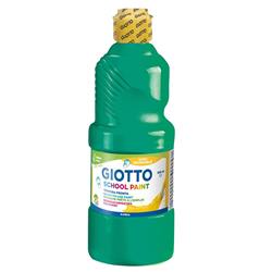 GIOTTO SCHOOL PAINT 500 ml bottle - green.