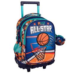 School Trolley Backpack Must Team Basketball 3 Cases