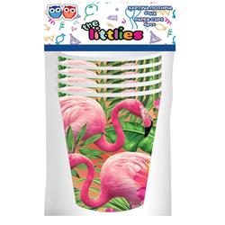 PAPER CUP 6PCS THE LITTLIES FLAMINGO