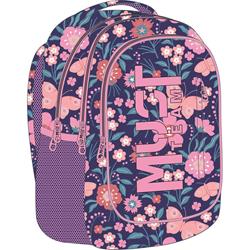 BACKPACK MUST TEAM ETERNAL 32X18X43CM 3CASES BUTTERFLY FLOWER