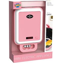 WAFFLE MACHINE PINK WITH LIGHT AND FOOD CHANGING COLOR 20X7X28CM LUNA
