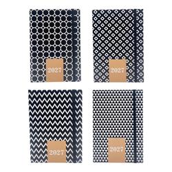 AGENDA DAILY 14X20CM 4DESIGNS RIVER MUST TEAM BLACK AND WHITE