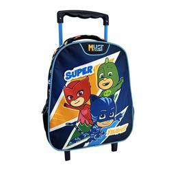 School Trolley Backpack Kindergarten Pj Masks Super Team Must Team 2 Cases