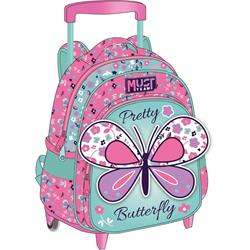 TROLLEY BAG MUST TEAM 27Χ10Χ31 2CASES PRETTY BUTTERFLY