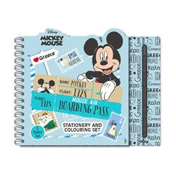 ΜΠΛΟΚ ΧΡΩΜΑΤΙΣΜΟΥ ΜΕ ΜΑΡΚΑΔΟΡΟΥΣ & ΚΑΣΕΤΙΝΑ 38ΤΜΧ HELLO GREECE MICKEY