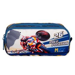 Σχολική Κασετίνα Βαρελάκι Must Team Pole Position 2 Θήκες