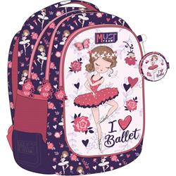 BACKPACK MUST TEAM 32Χ18Χ43 3CASES I LOVE BALLET