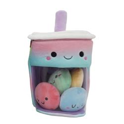 PLUSH POT SET 5PCS 28CM SQUISHCUTIES 2DES LUNA