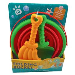 BEACH BUCKET FOLDABLE SET 3PCS LUNA
