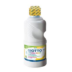 GIOTTO SCHOOL PAINT BOTTLE 250ML WHITE