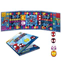 FOLDABLE MAGNETIC BOARD GAME LUDO 17,5X17,5X20CM SPIDEY
