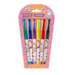 METAL PEN 6PCS MUST TEAM GIRL