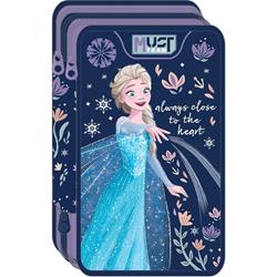 TRIPLE DECKER PENCIL CASE FILLED 12X6X19.5 FROZEN ALWAYS CLOSE TO THE HEART